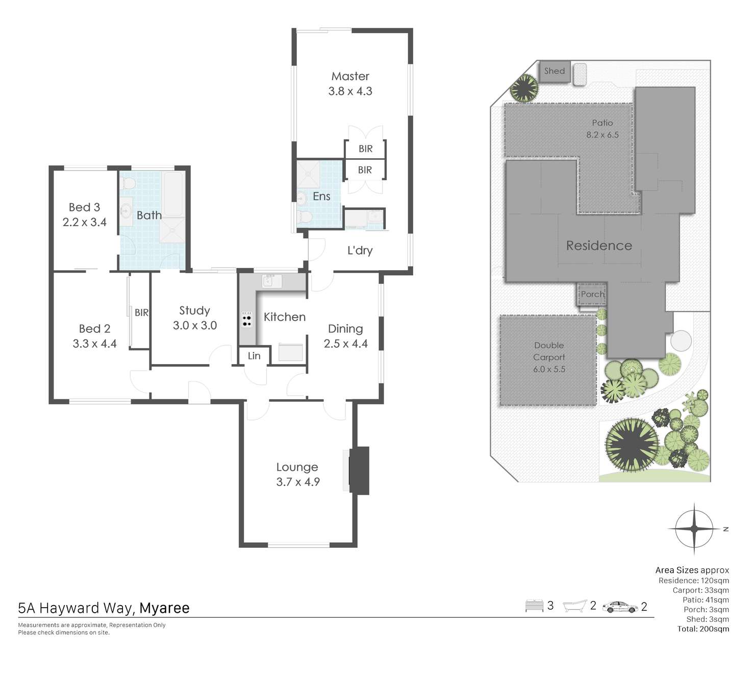 Floorplan of Homely house listing, 5A Hayward Way, Myaree WA 6154