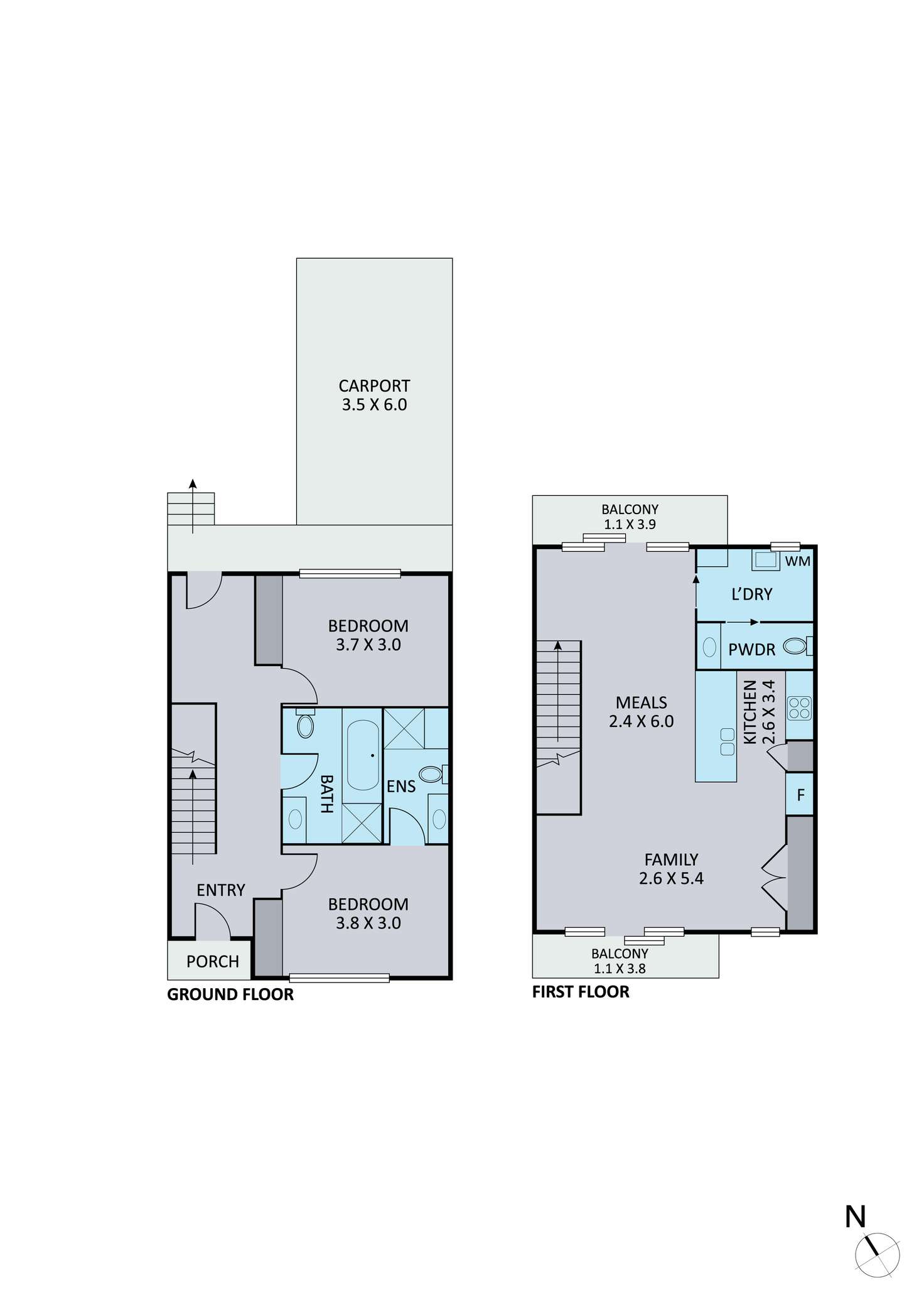 Floorplan of Homely house listing, 22 Delosperma Mews, Clyde VIC 3978