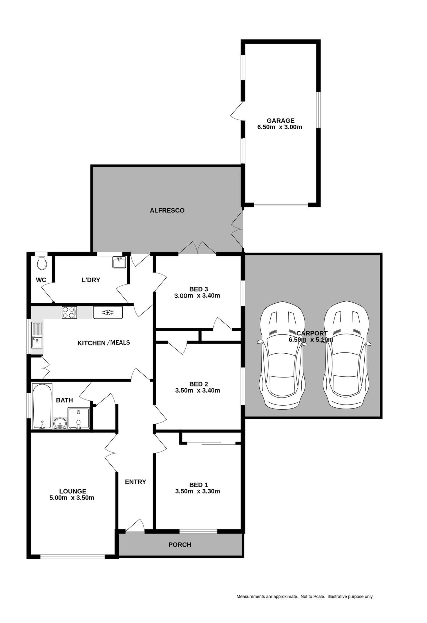 Floorplan of Homely house listing, 382 Glenly Street, North Albury NSW 2640