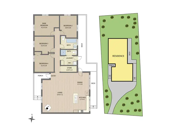 Floorplan of Homely house listing, 27 Harbour View, Sandy Point VIC 3959