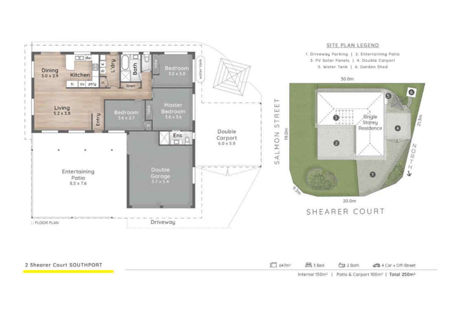 Floorplan of Homely house listing, 2 Shearer Court, Southport QLD 4215