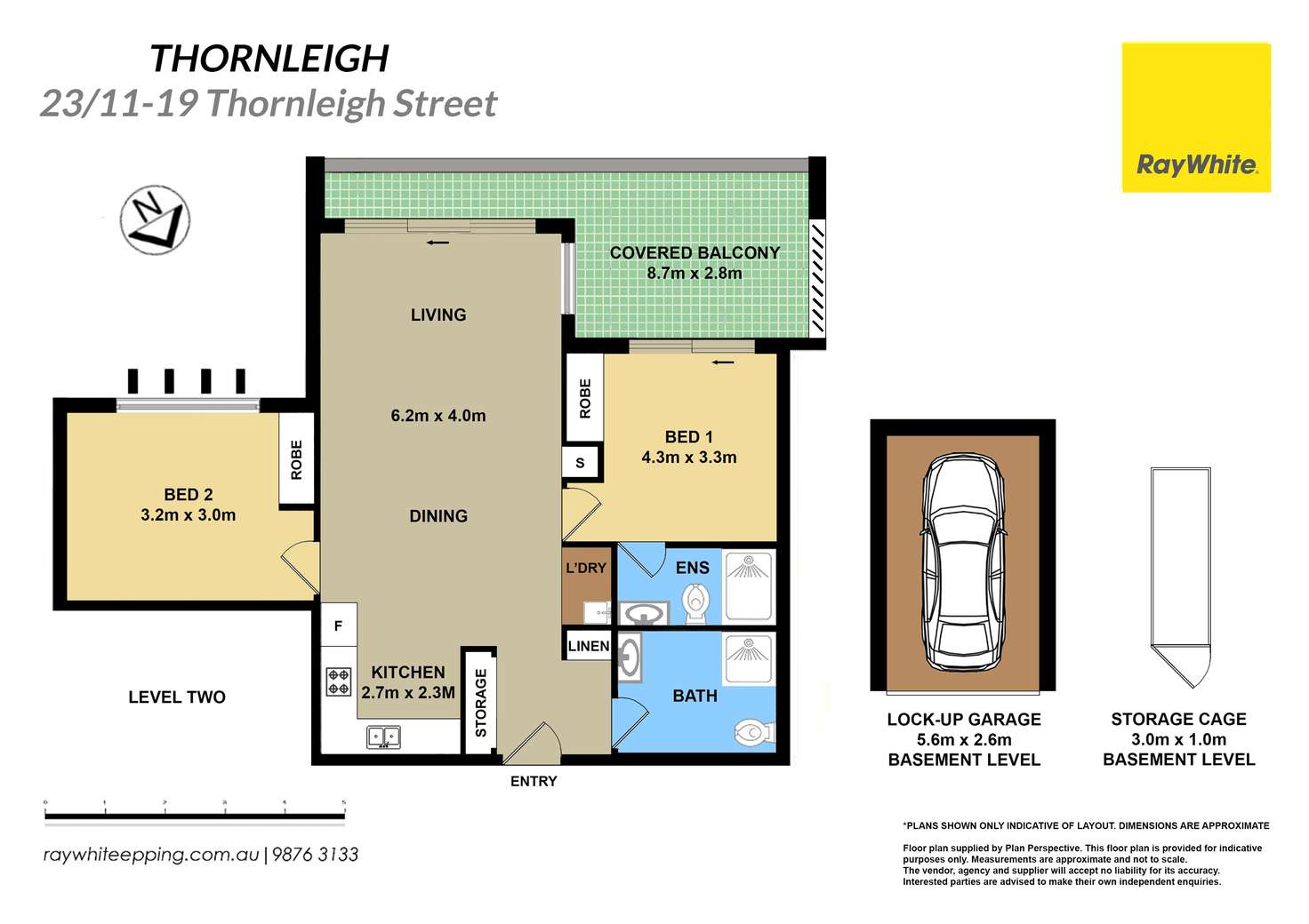 Floorplan of Homely apartment listing, 23/11-19 Thornleigh Street, Thornleigh NSW 2120
