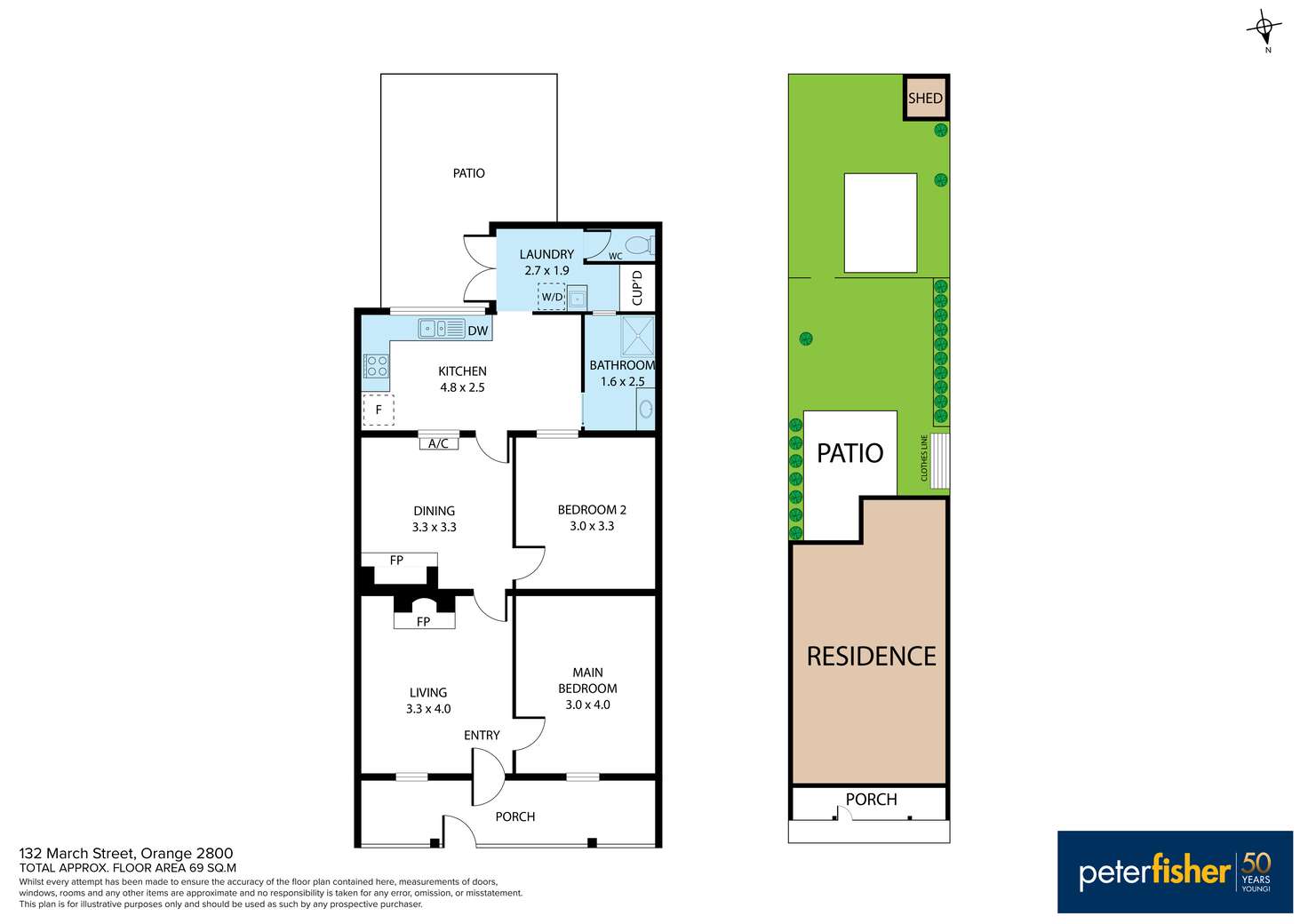 Floorplan of Homely house listing, 132 March Street, Orange NSW 2800