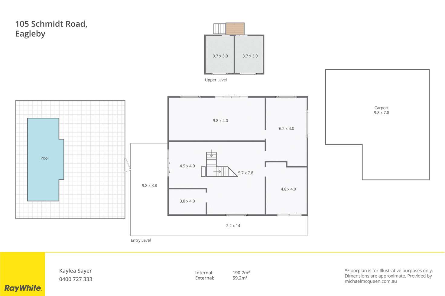 Floorplan of Homely acreageSemiRural listing, 105 Schmidt Road, Eagleby QLD 4207