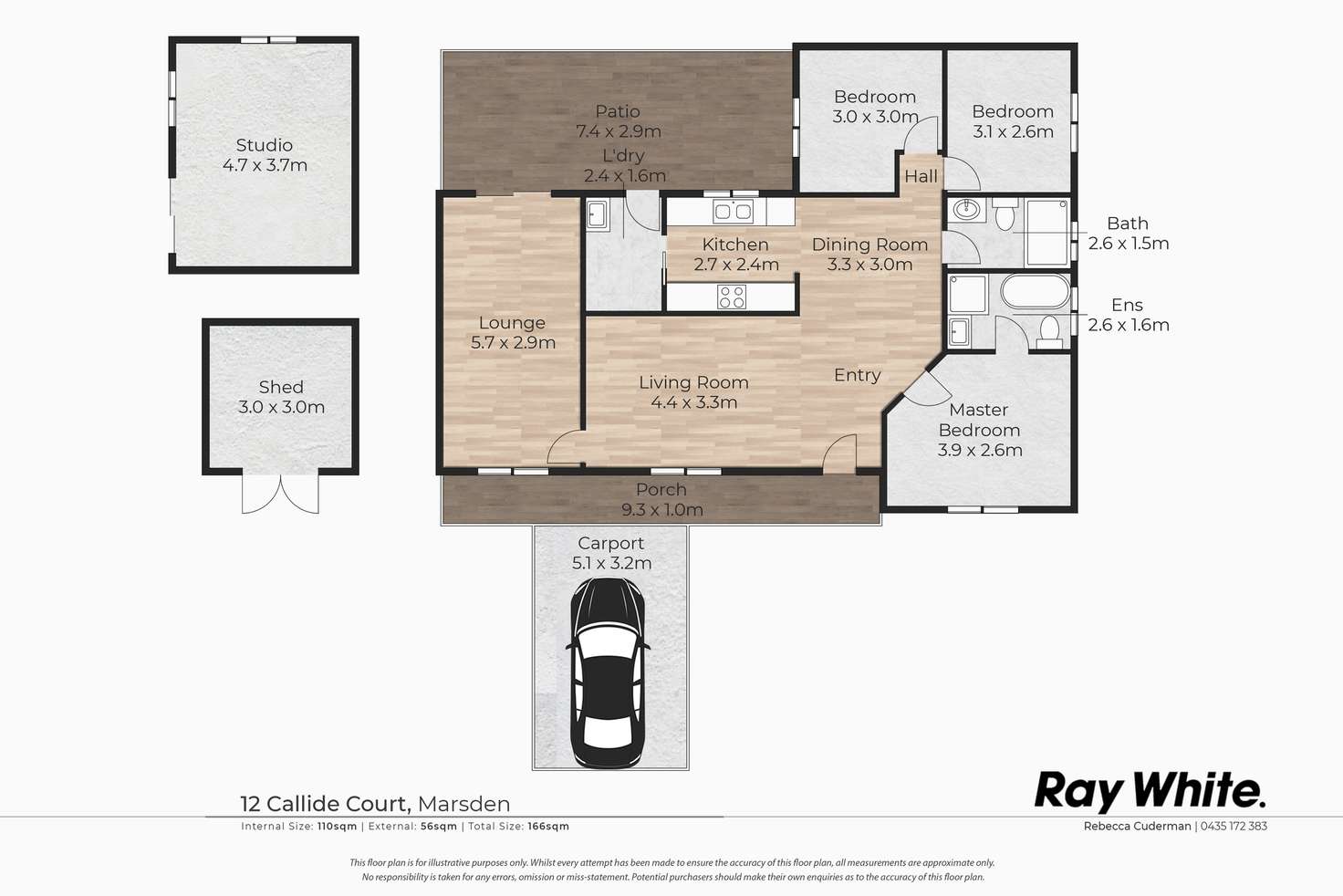 Floorplan of Homely house listing, 12 Callide Court, Marsden QLD 4132