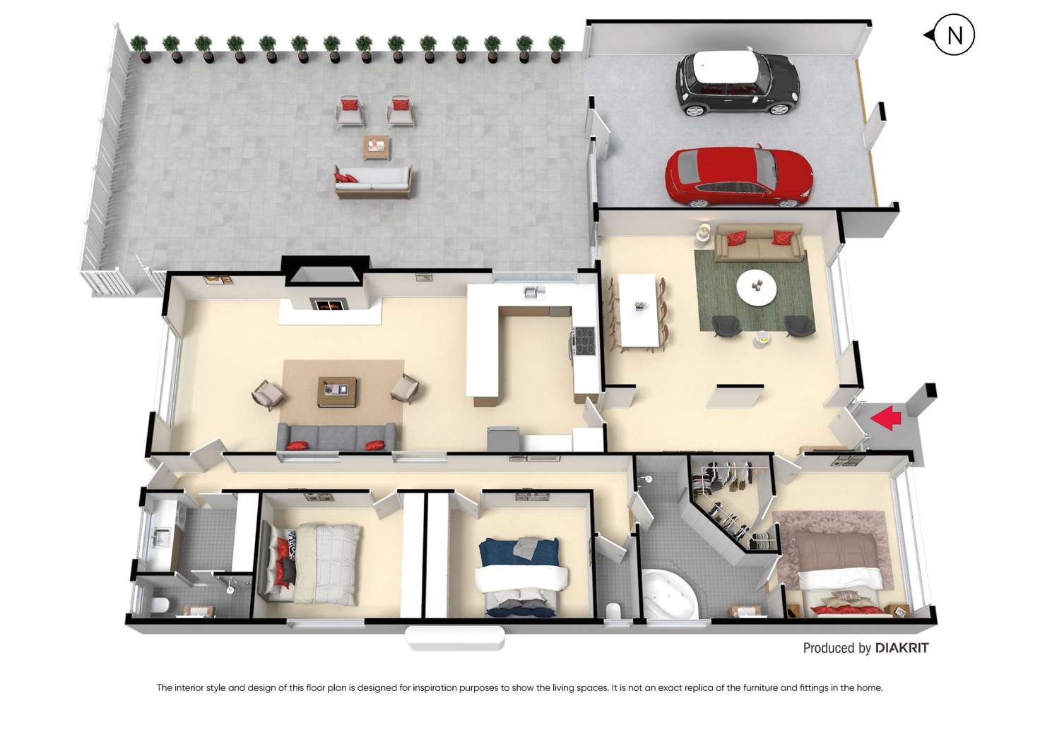 Floorplan of Homely house listing, 6 Jarman Court, Hoppers Crossing VIC 3029