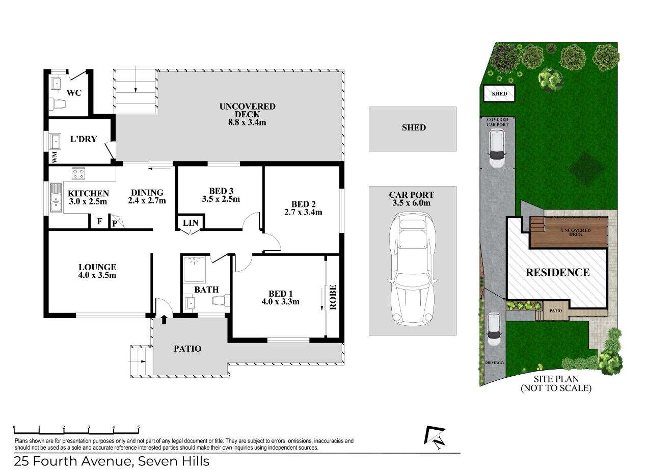 Floorplan of Homely house listing, 25 Fourth Ave, Seven Hills NSW 2147