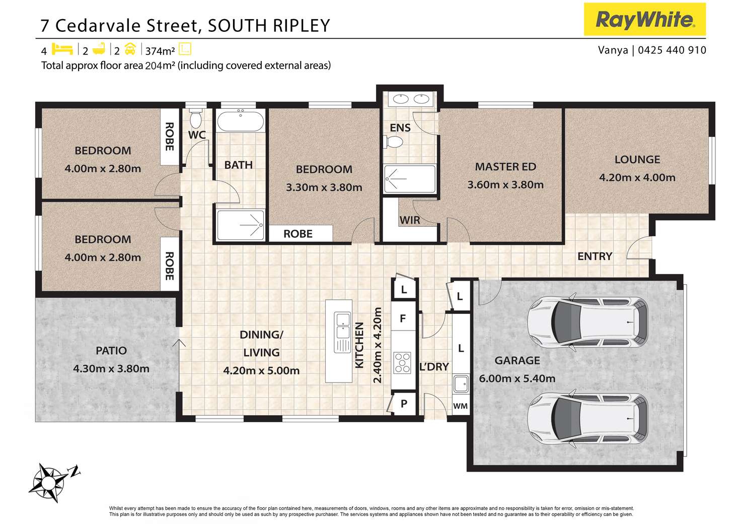 Floorplan of Homely house listing, 7 Cedarvale Street, South Ripley QLD 4306