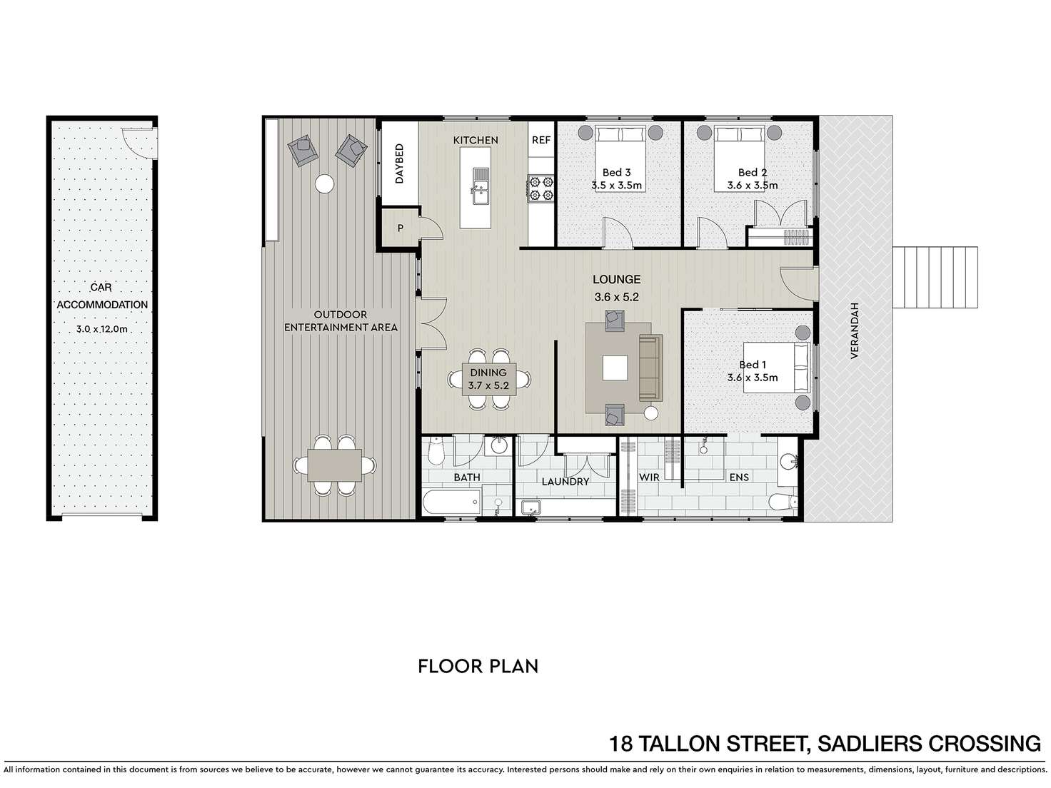 Floorplan of Homely house listing, 18 Tallon Street, Sadliers Crossing QLD 4305