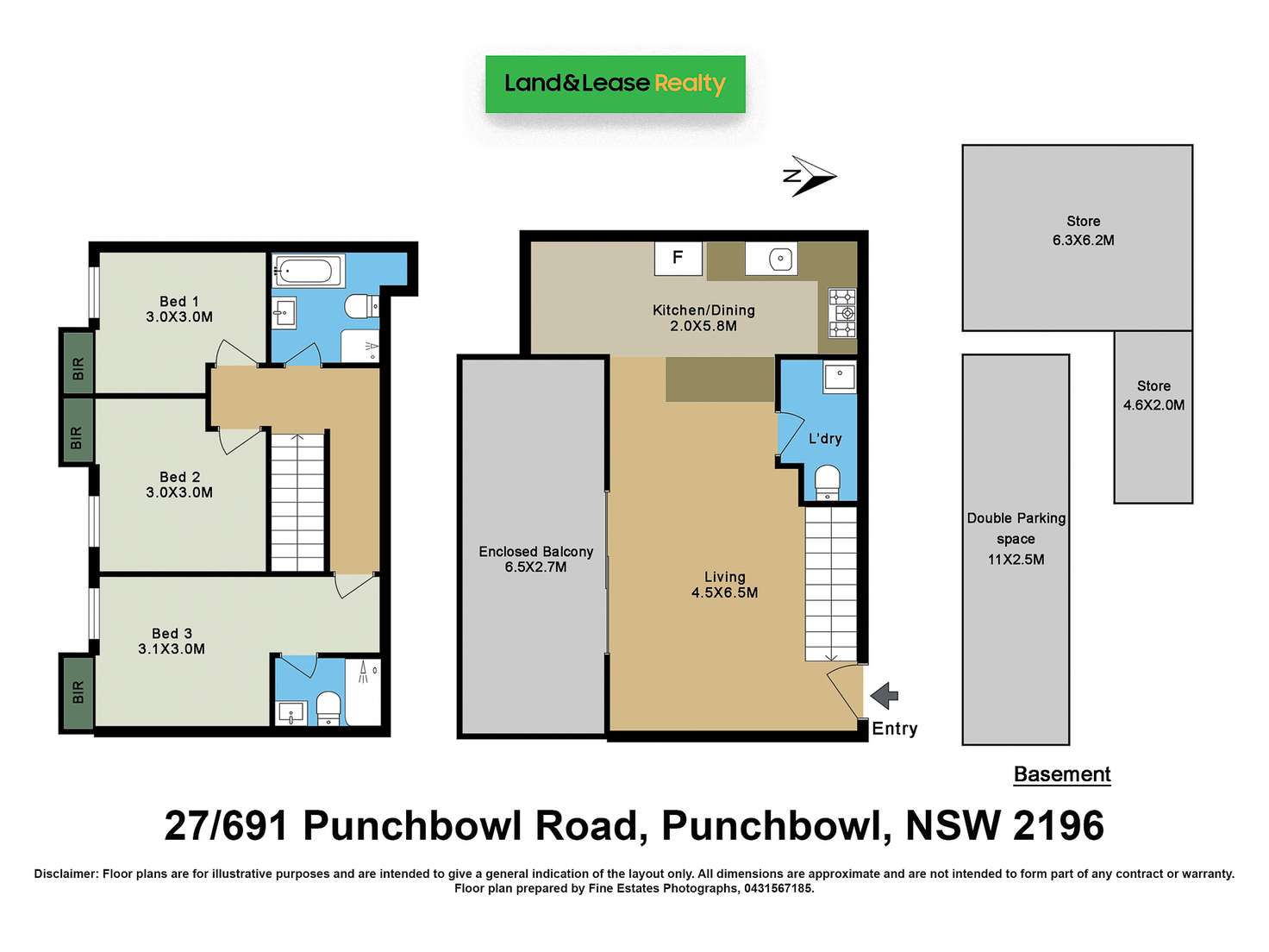 Floorplan of Homely apartment listing, 27/691 Punchbowl Road, Punchbowl NSW 2196