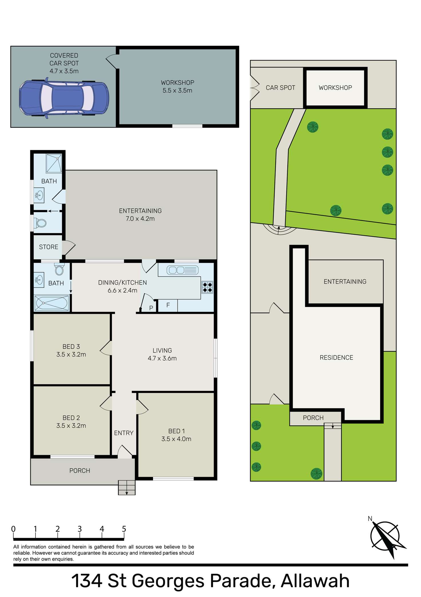 Floorplan of Homely house listing, 134 St Georges Parade, Allawah NSW 2218
