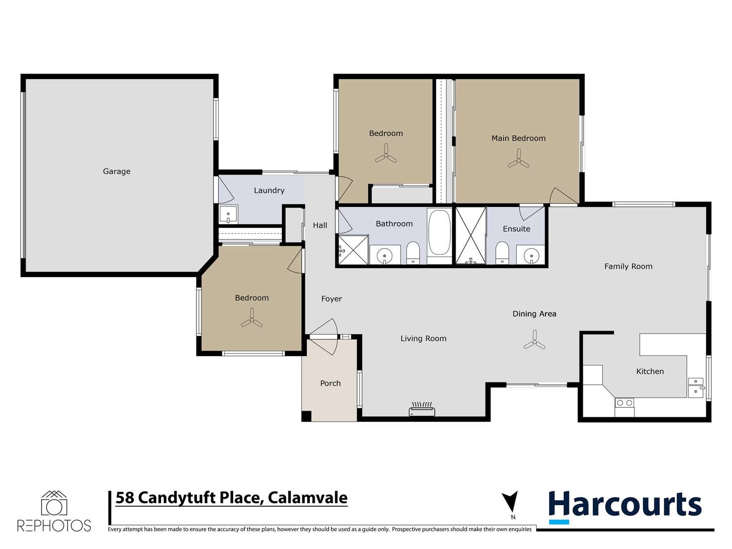 Floorplan of Homely house listing, 58 Candytuft Place, Calamvale QLD 4116