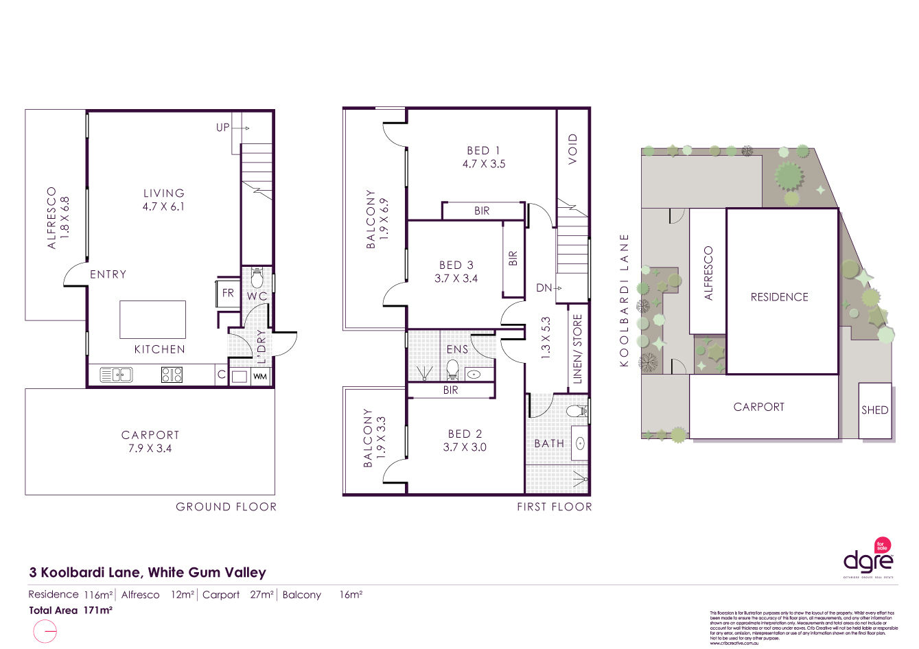 Floorplan of Homely house listing, 3 Koolbardi Lane, White Gum Valley WA 6162