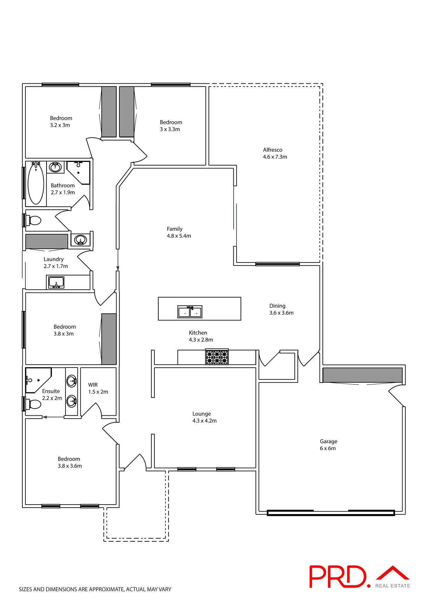 Floorplan of Homely house listing, 25 Dune Drive, Mildura VIC 3500