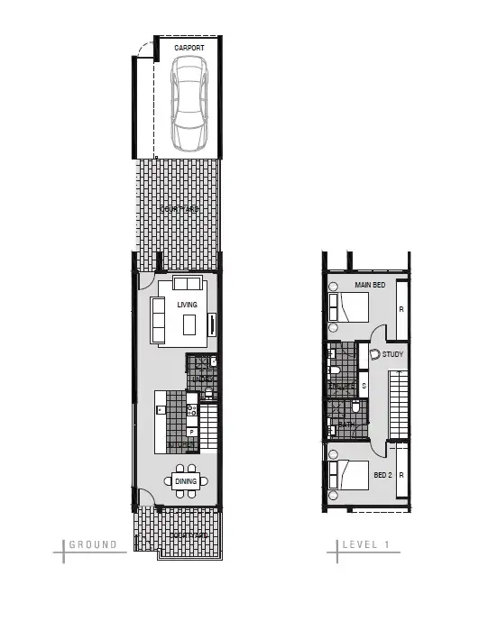 Floorplan of Homely townhouse listing, 20 Max Jacobs Avenue, Wright ACT 2611