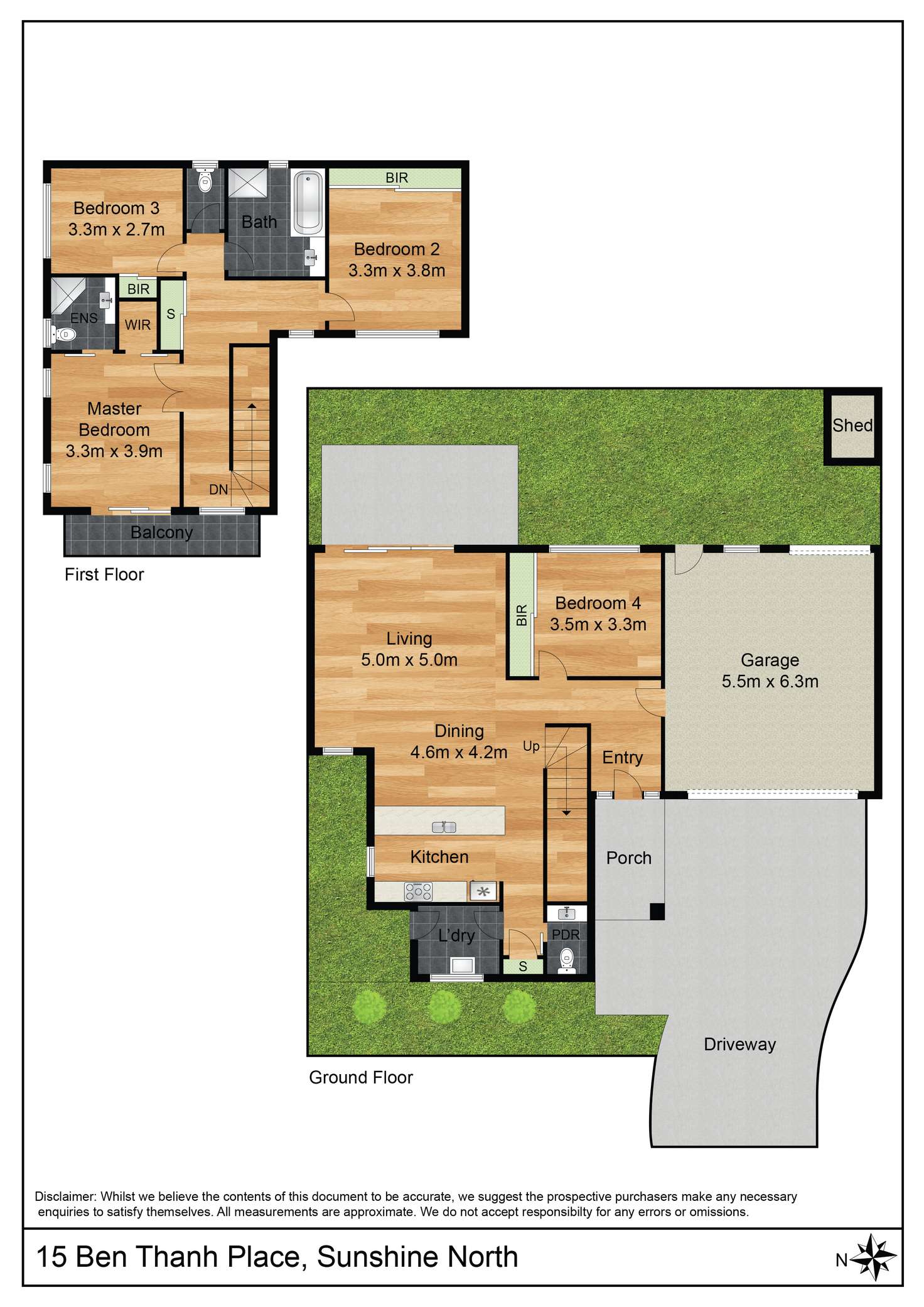 Floorplan of Homely house listing, 15 Ben Thanh Place, Sunshine North VIC 3020