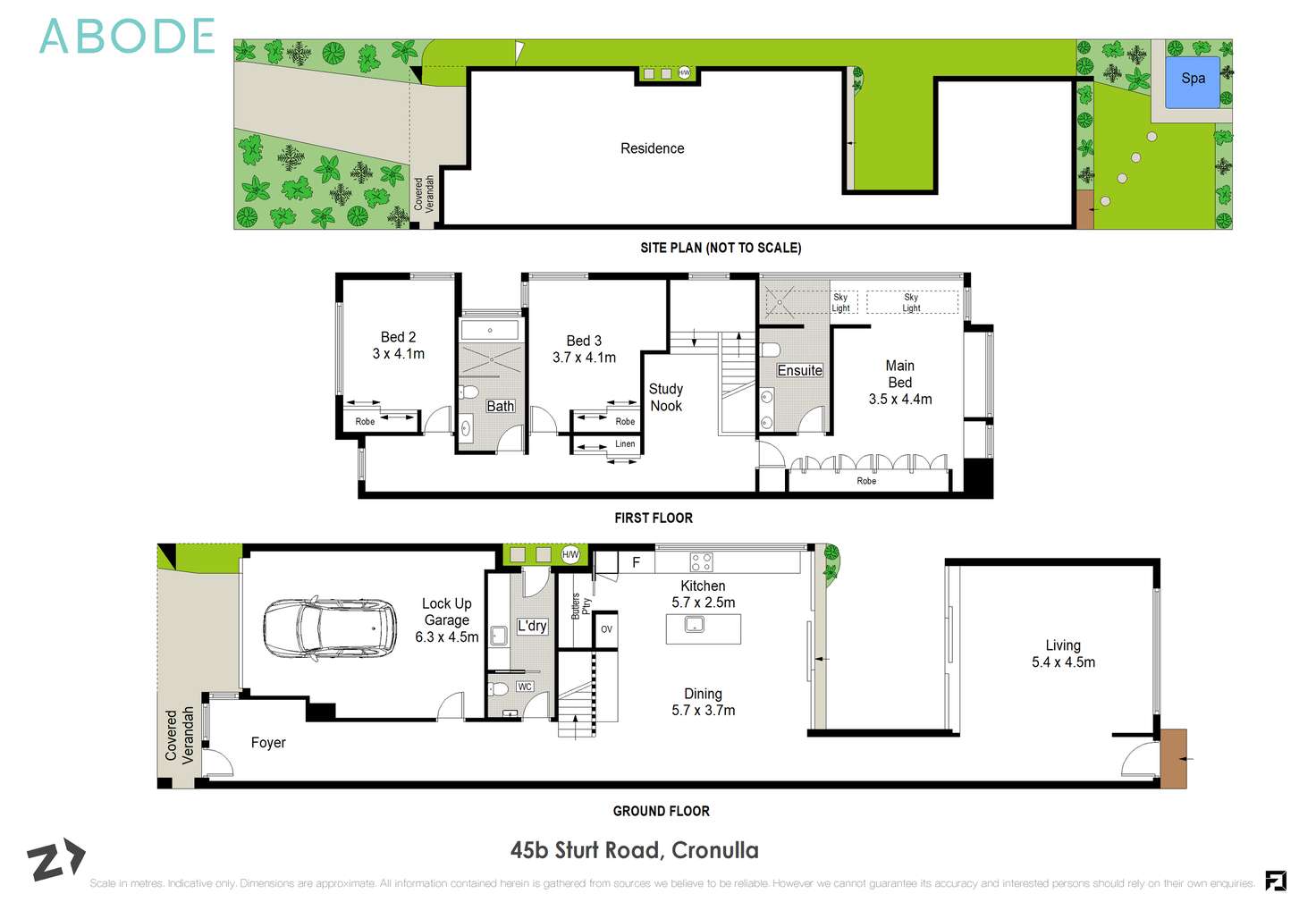 Floorplan of Homely house listing, 45b Sturt Road, Cronulla NSW 2230