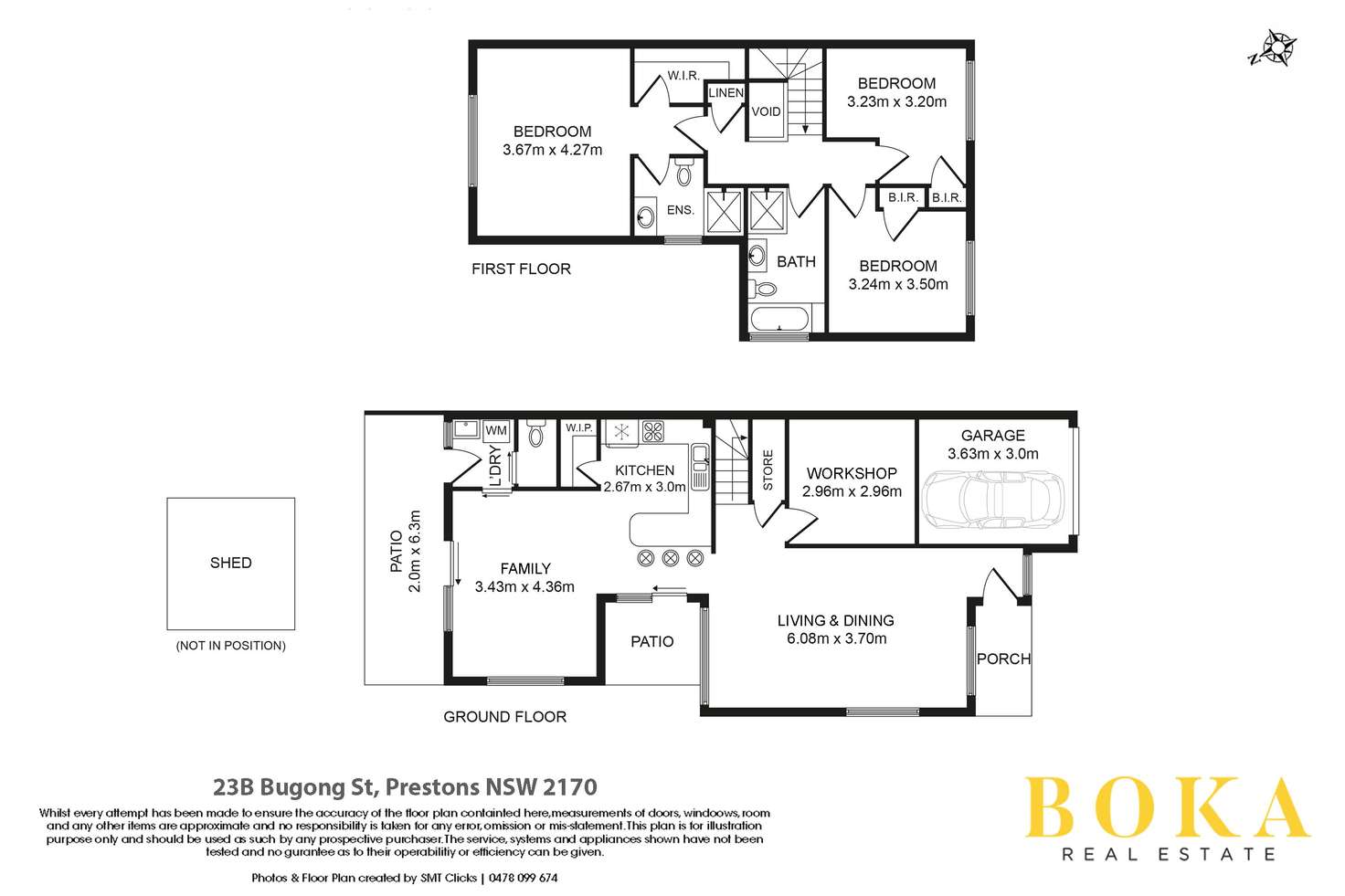 Floorplan of Homely house listing, 23B Bugong Street, Prestons NSW 2170