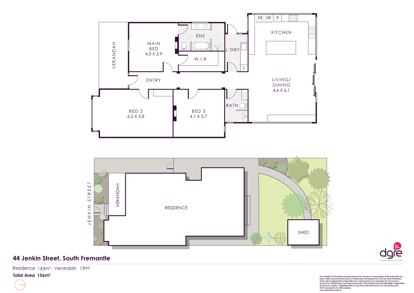 Floorplan of Homely house listing, 44 Jenkin Street, South Fremantle WA 6162