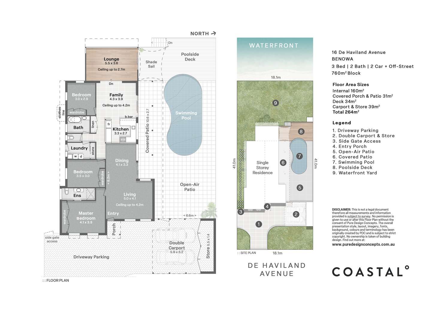 Floorplan of Homely house listing, 16 De Haviland Avenue, Benowa Waters QLD 4217
