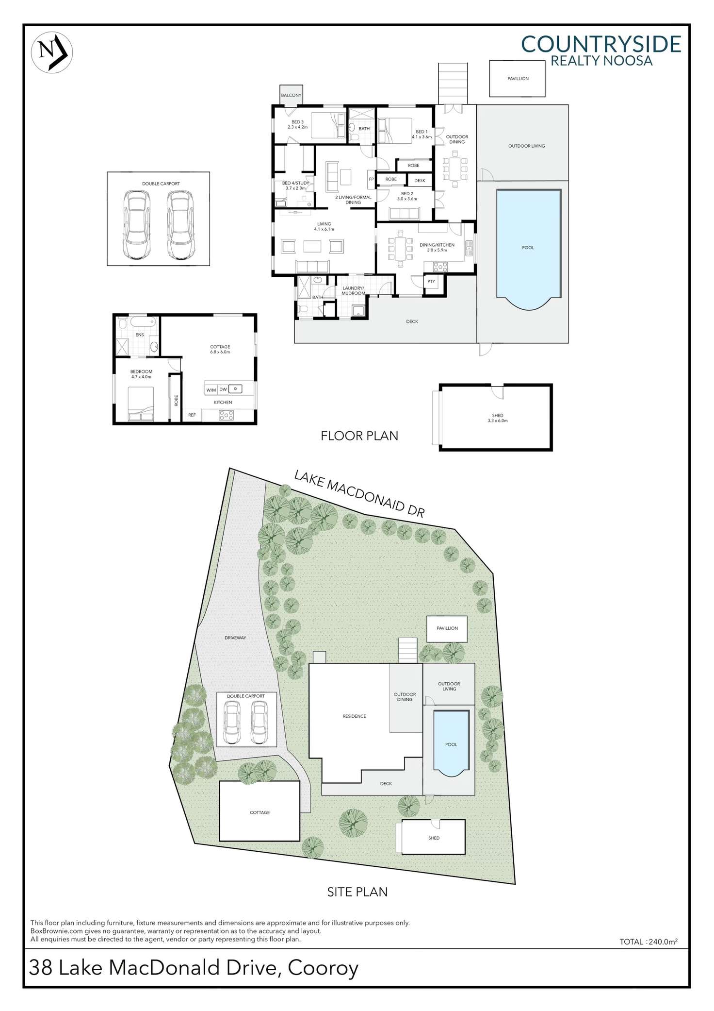 Floorplan of Homely house listing, 38 Lake Macdonald Drive, Cooroy QLD 4563
