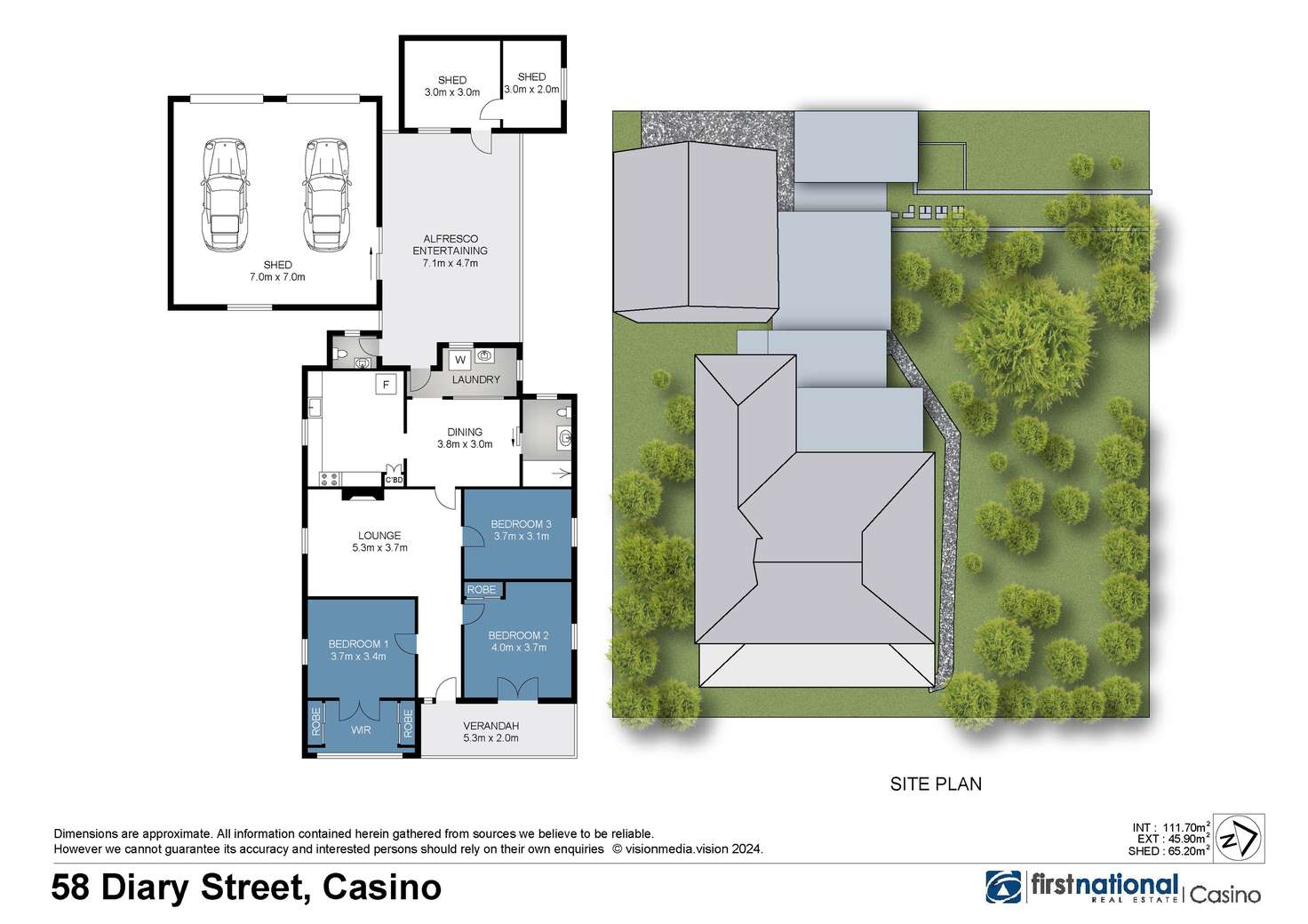 Floorplan of Homely house listing, 58 Diary Street, Casino NSW 2470