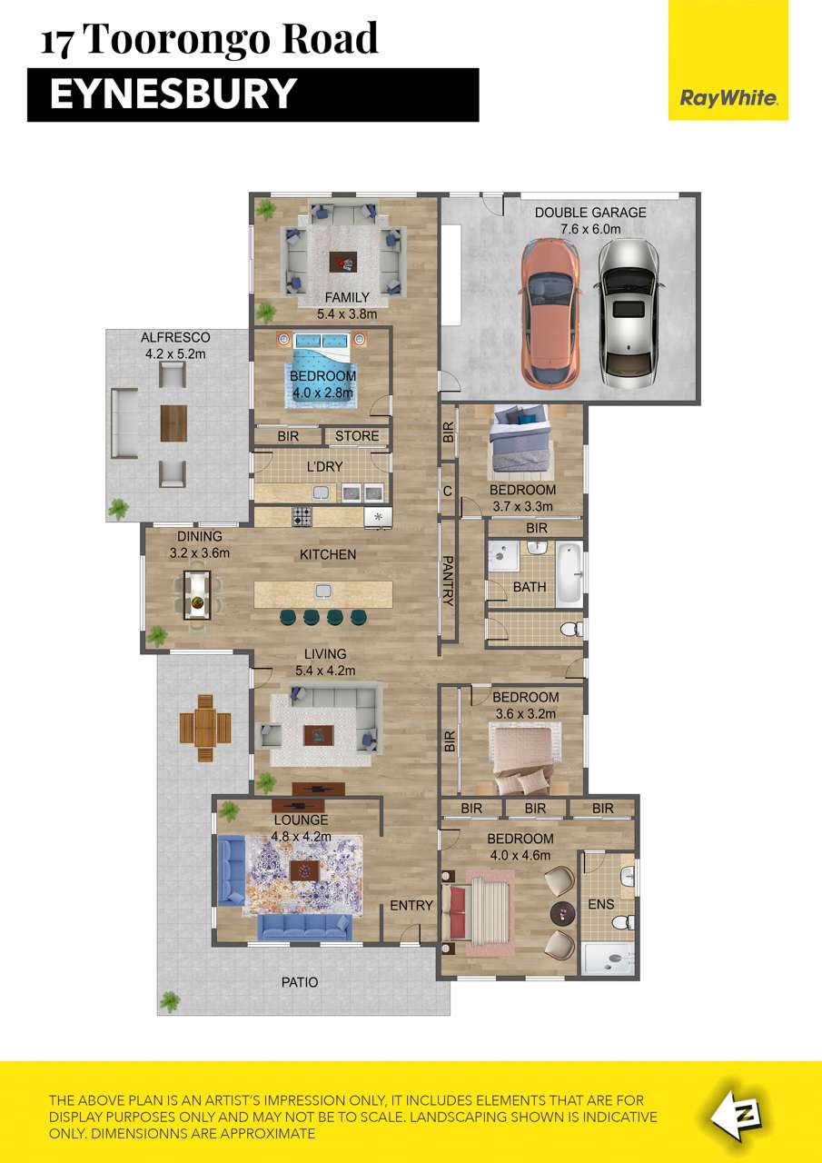 Floorplan of Homely house listing, 17 Toorongo Road, Eynesbury VIC 3338