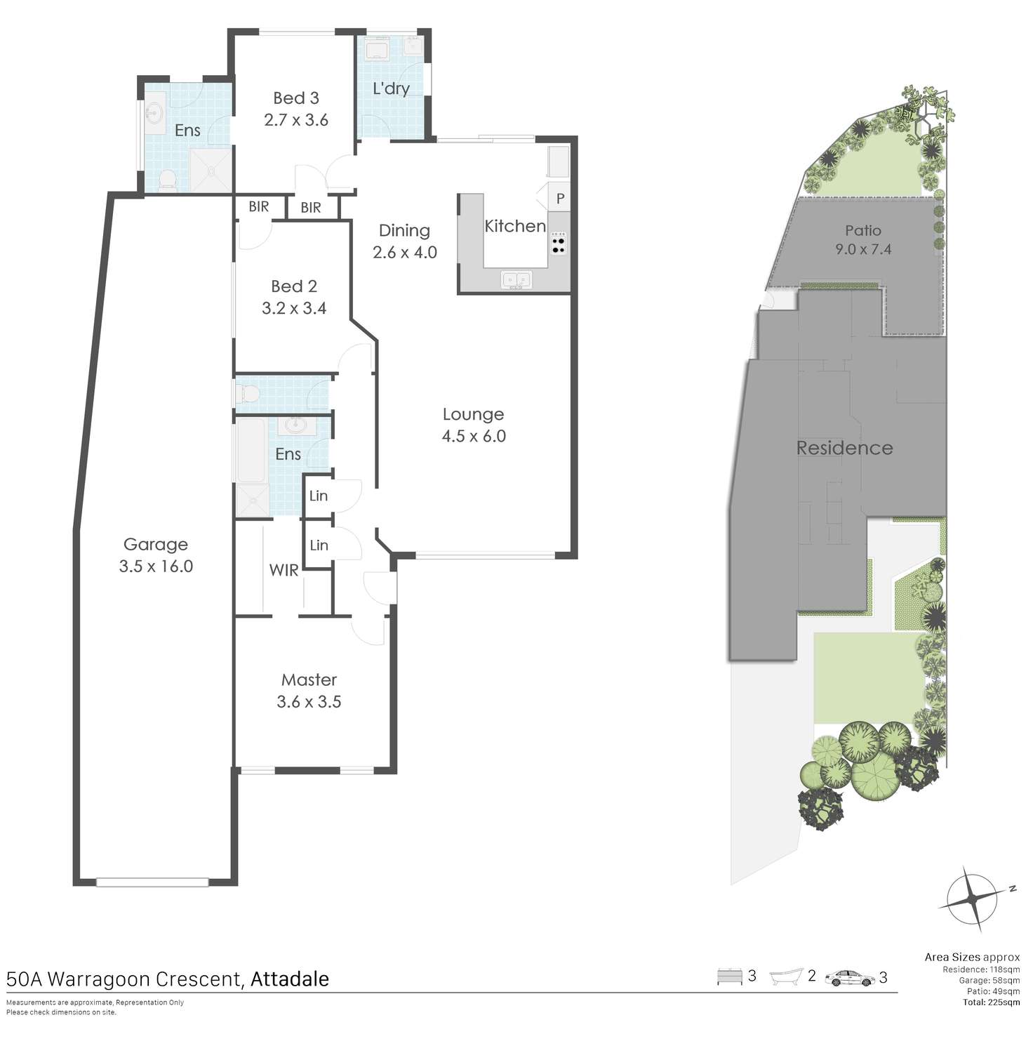 Floorplan of Homely house listing, 50A Warragoon Crescent, Attadale WA 6156