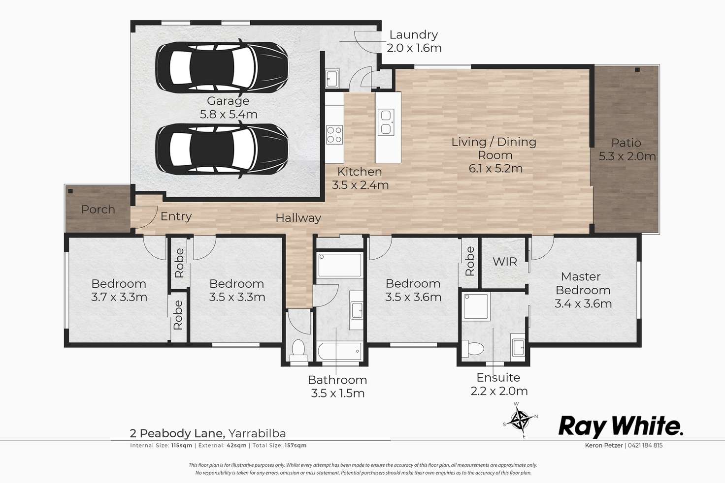 Floorplan of Homely house listing, 2 Peabody Lane, Yarrabilba QLD 4207