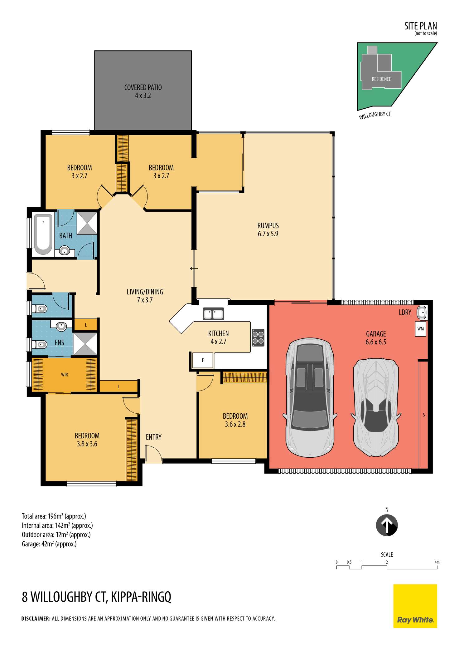 Floorplan of Homely house listing, 8 Willoughby Court, Kippa-Ring QLD 4021