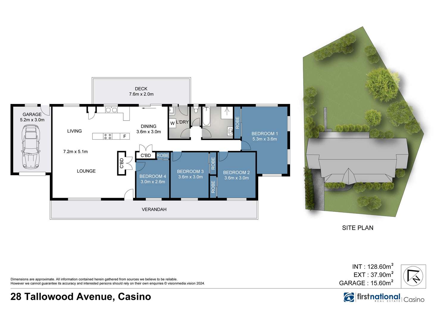 Floorplan of Homely house listing, 28 Tallowood Avenue, Casino NSW 2470