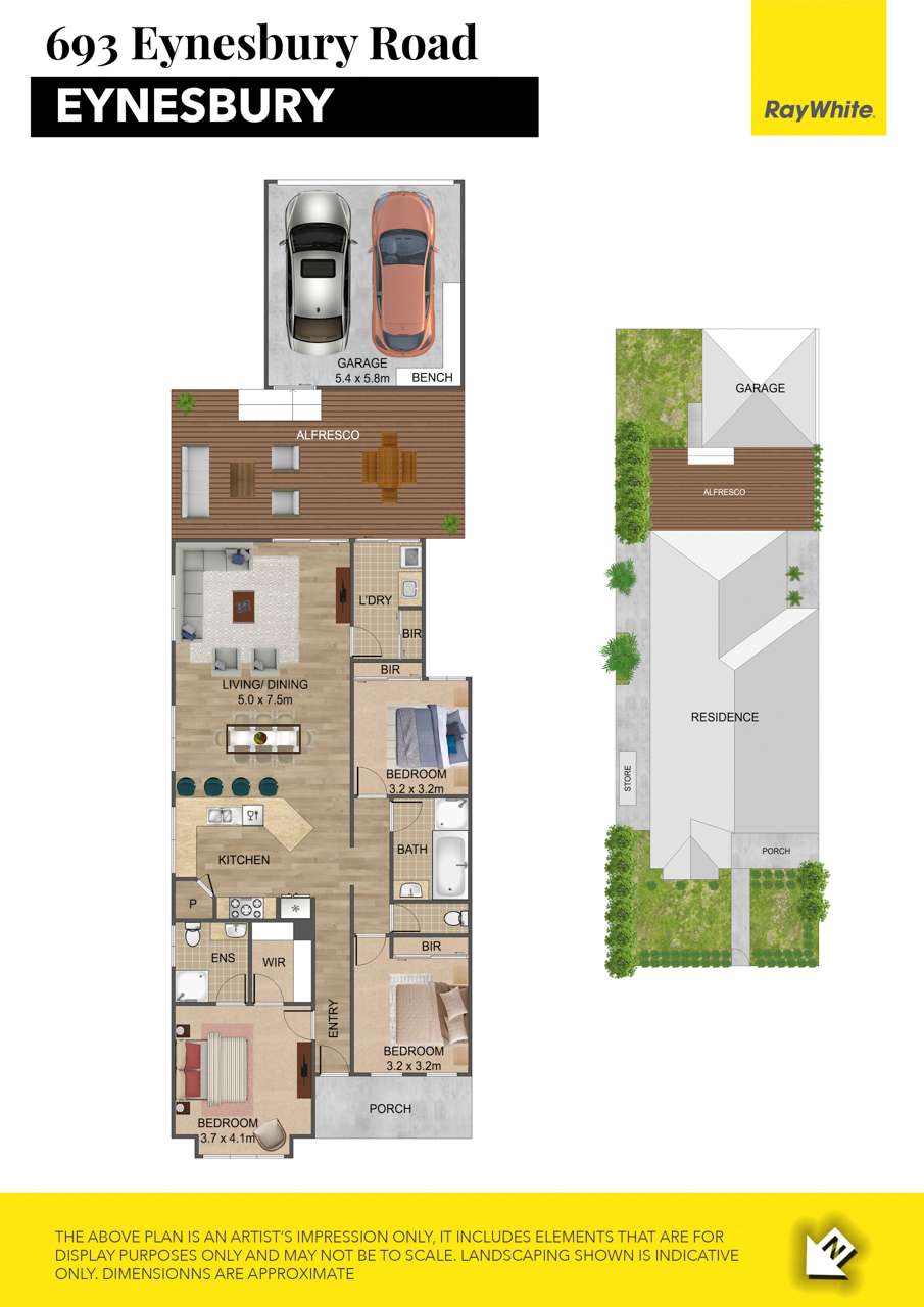 Floorplan of Homely house listing, 693 Eynesbury Road, Eynesbury VIC 3338