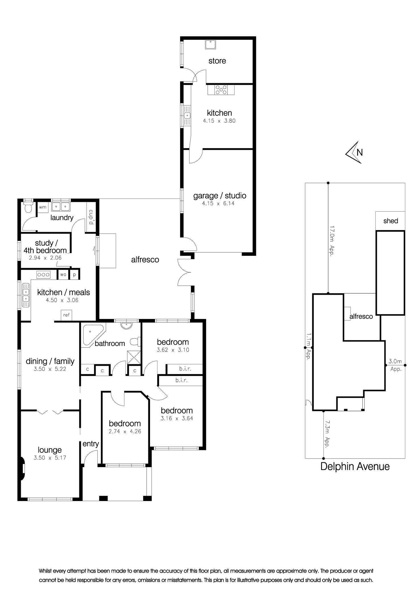 Floorplan of Homely house listing, 34 Delphin Avenue, Altona North VIC 3025