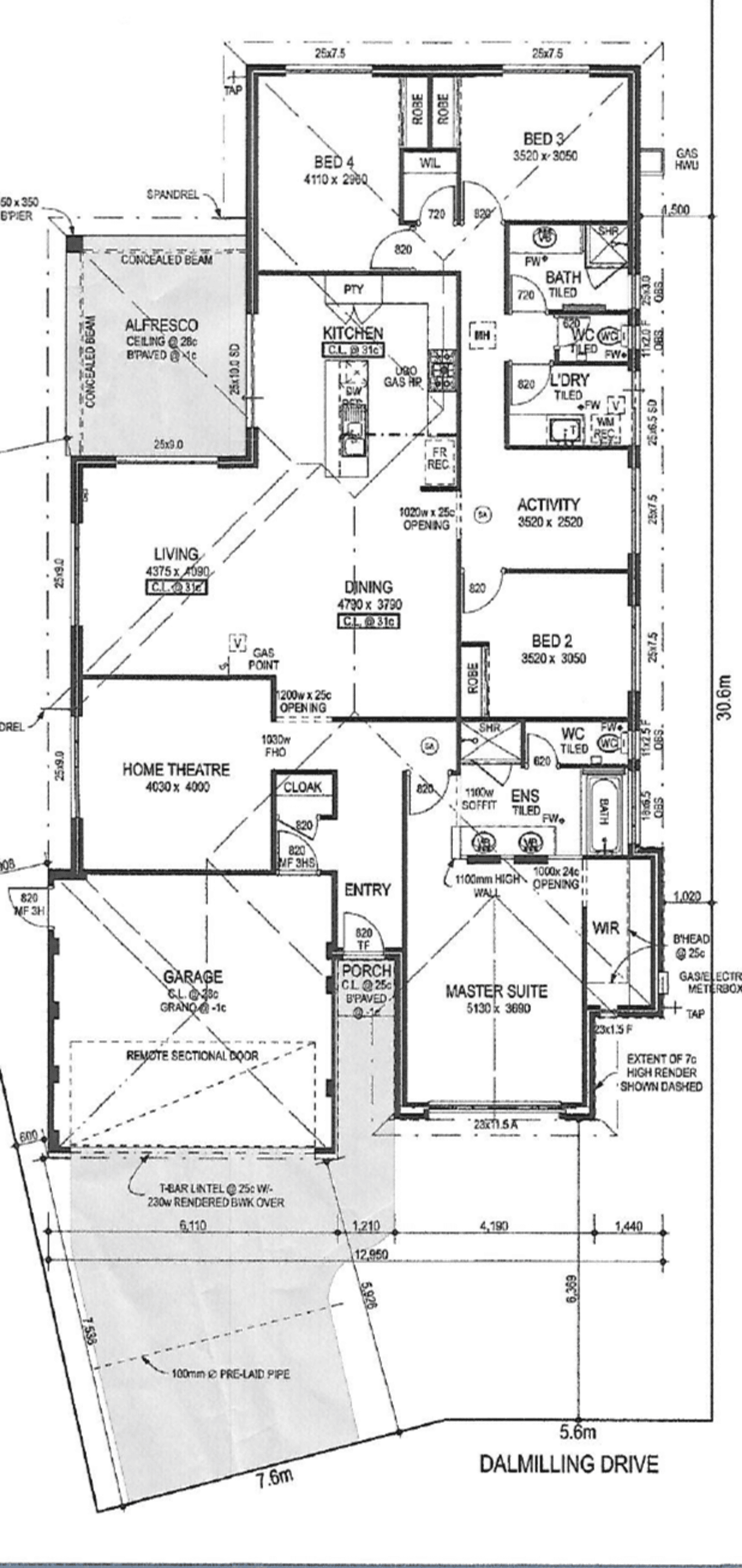 Floorplan of Homely house listing, 20 Dalmilling Drive, The Vines WA 6069