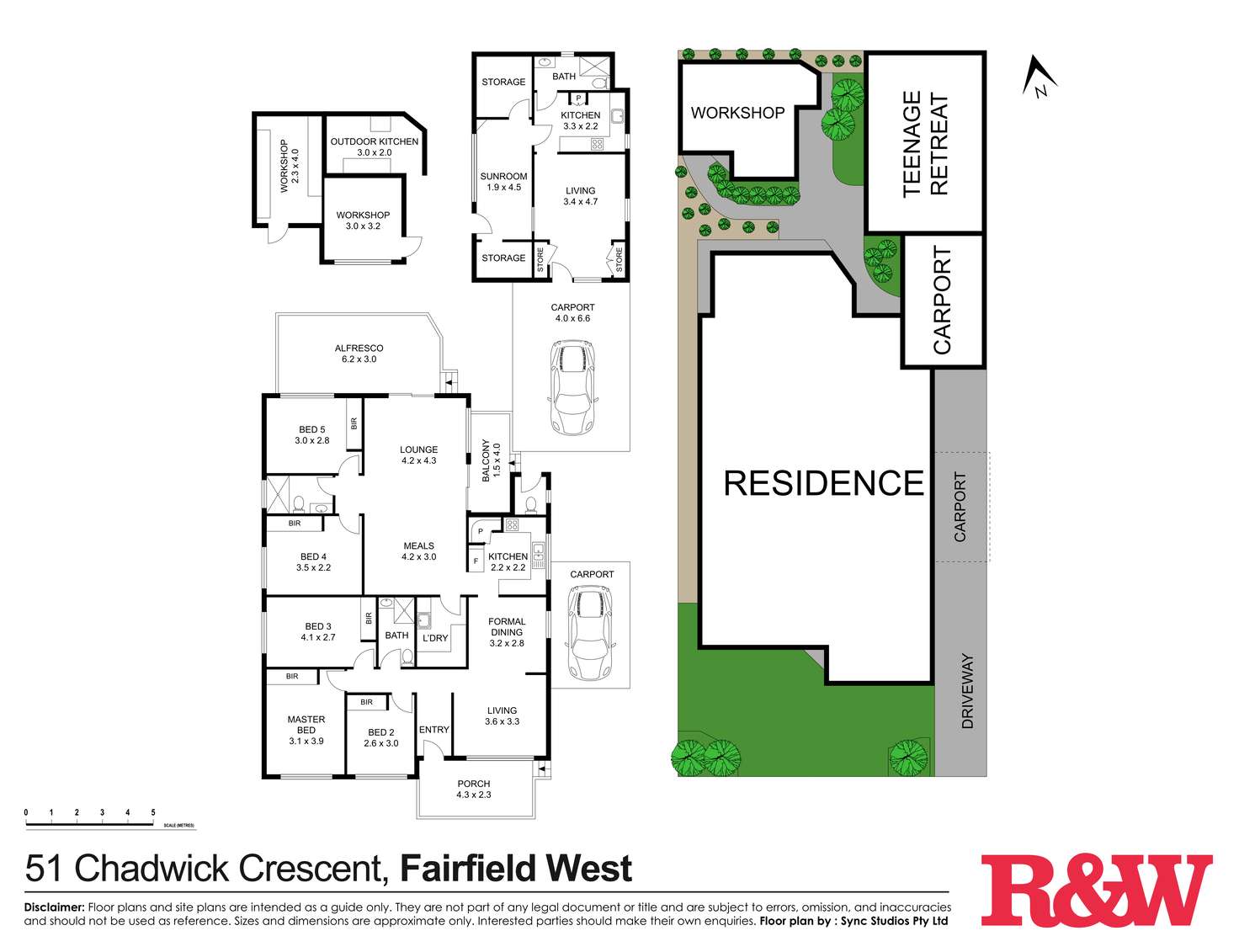 Floorplan of Homely house listing, 51 Chadwick Crescent, Fairfield West NSW 2165