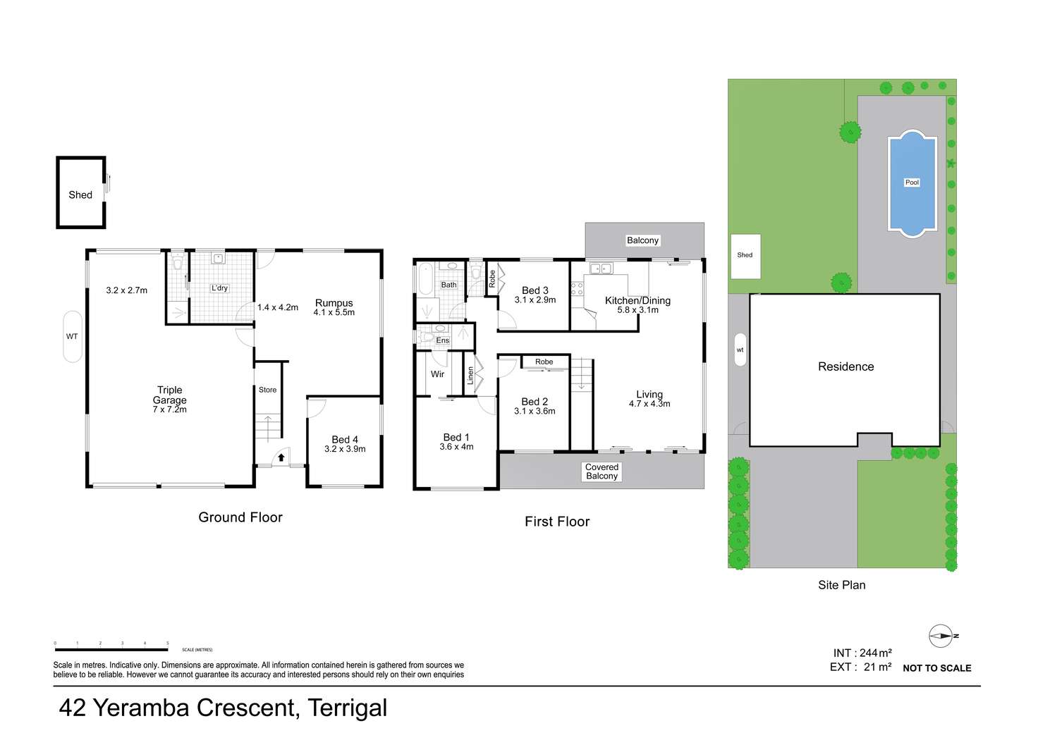 Floorplan of Homely house listing, 42 Yeramba Crescent, Terrigal NSW 2260