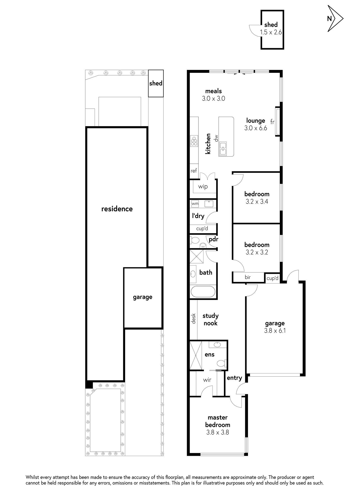 Floorplan of Homely house listing, 38 MacDonald Avenue, Altona North VIC 3025