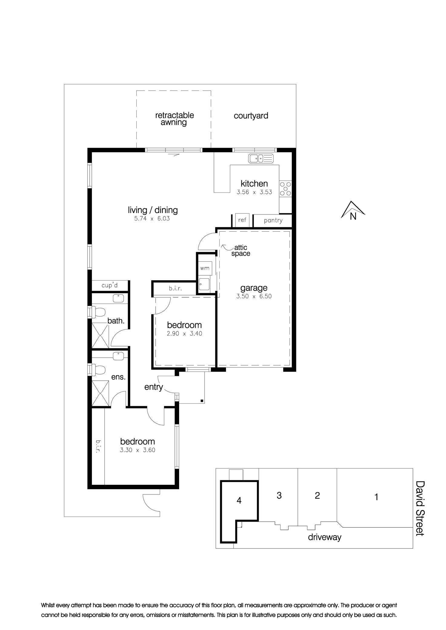 Floorplan of Homely unit listing, 4/29 David Street, Altona VIC 3018