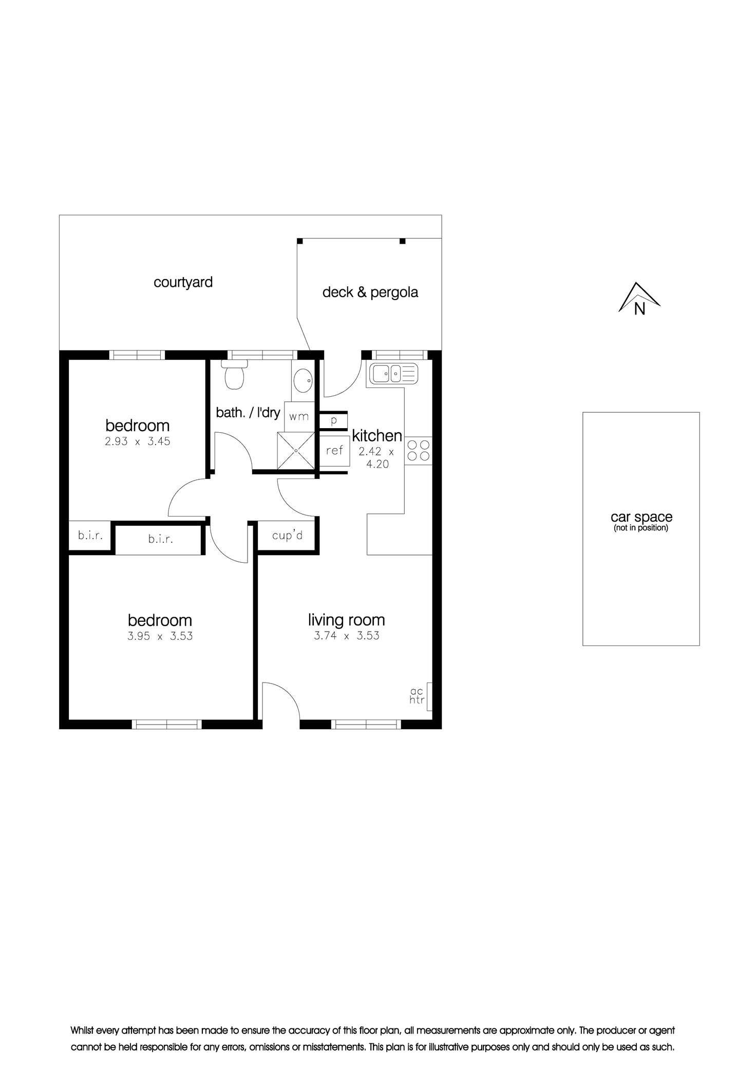 Floorplan of Homely unit listing, 3/25 McBain Street, Altona VIC 3018