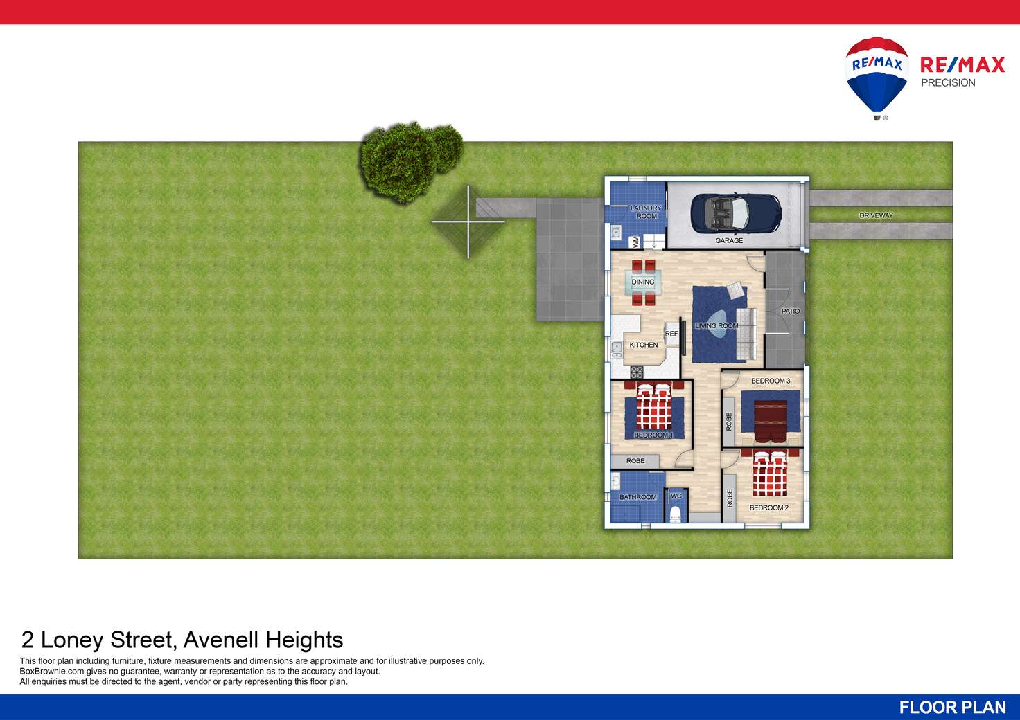 Floorplan of Homely house listing, 2 Loney Street, Avenell Heights QLD 4670