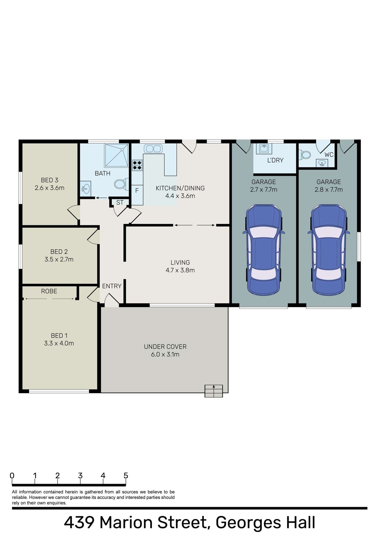 Floorplan of Homely house listing, 439 Marion Street, Georges Hall NSW 2198