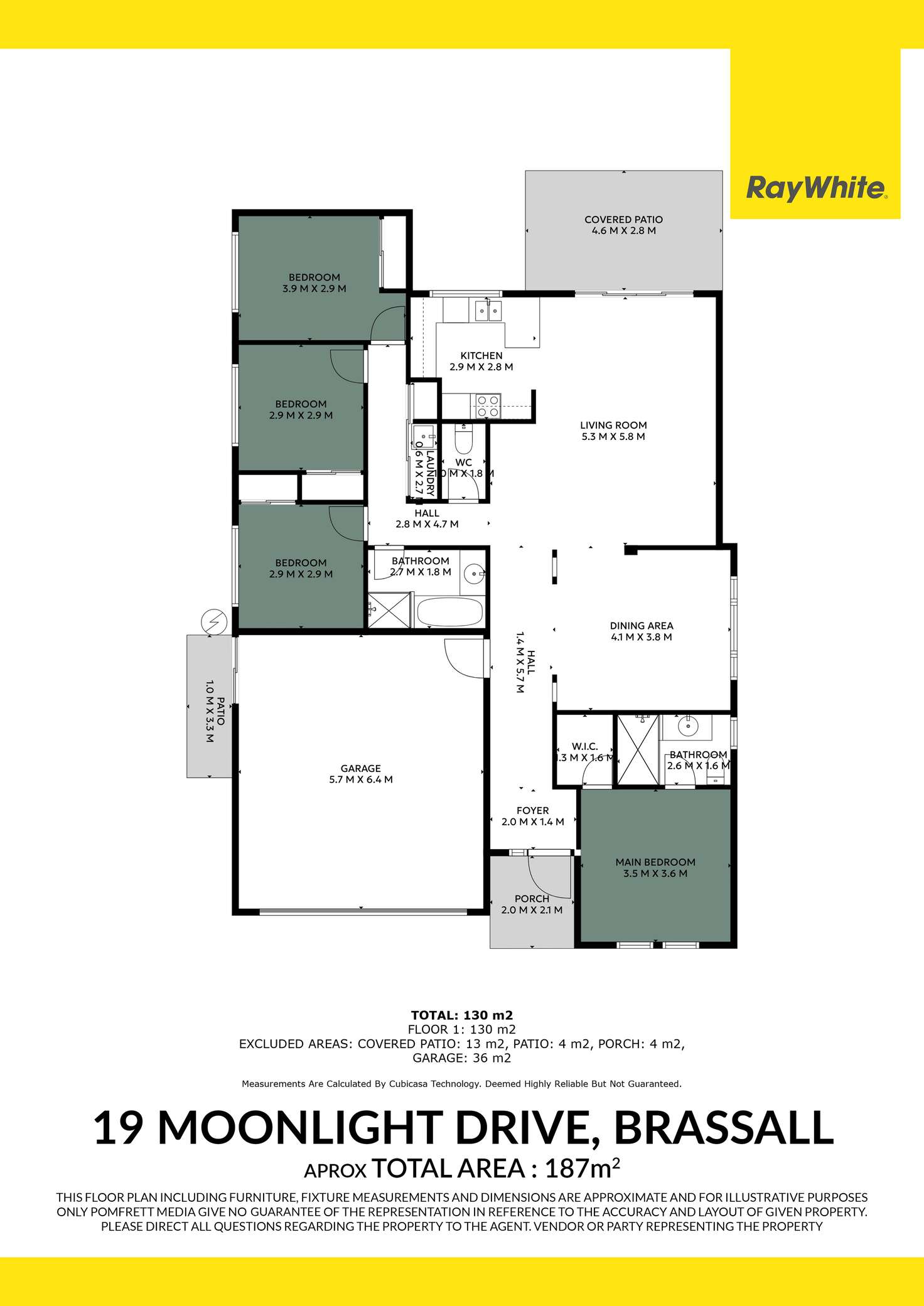 Floorplan of Homely house listing, 19 Moonlight Drive, Brassall QLD 4305