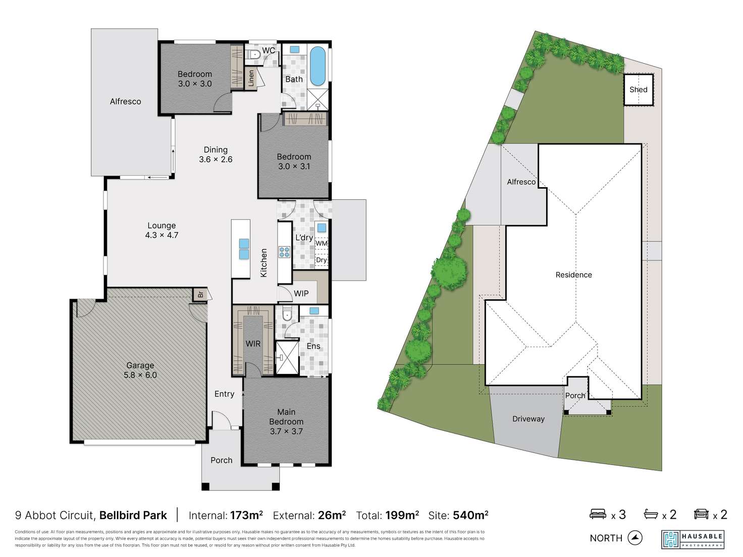 Floorplan of Homely house listing, 9 Abbot Circuit, Bellbird Park QLD 4300