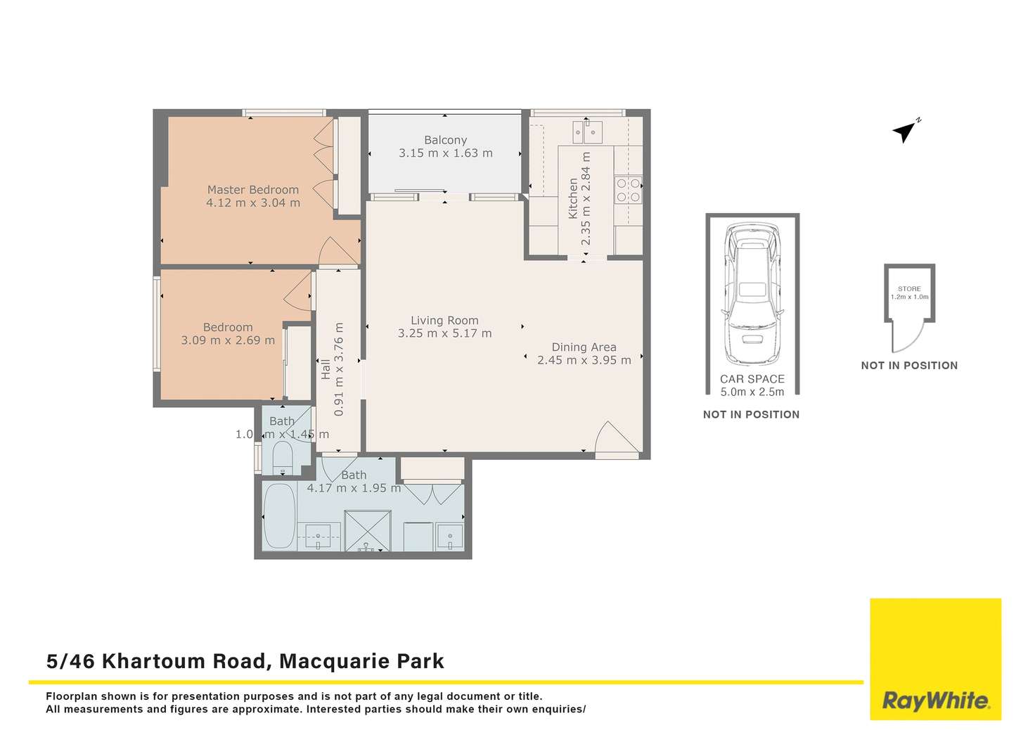 Floorplan of Homely apartment listing, 5/46-48 Khartoum Road, Macquarie Park NSW 2113
