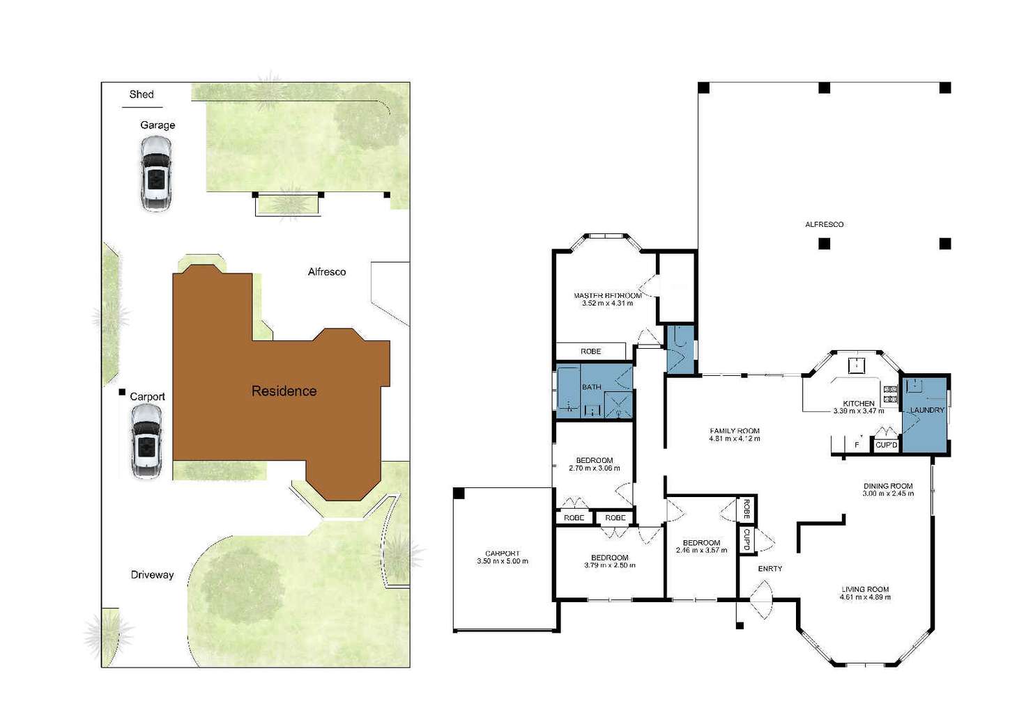 Floorplan of Homely house listing, 60 Forest Lakes Drive, Thornlie WA 6108