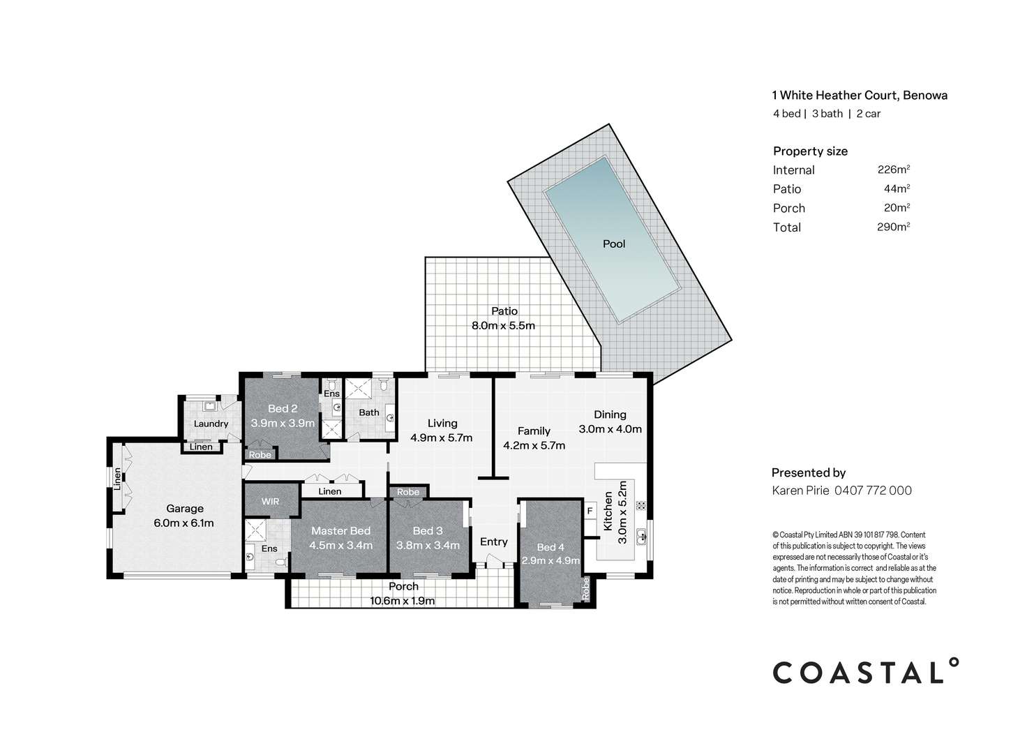 Floorplan of Homely house listing, 1 White Heather Court, Benowa Waters QLD 4217