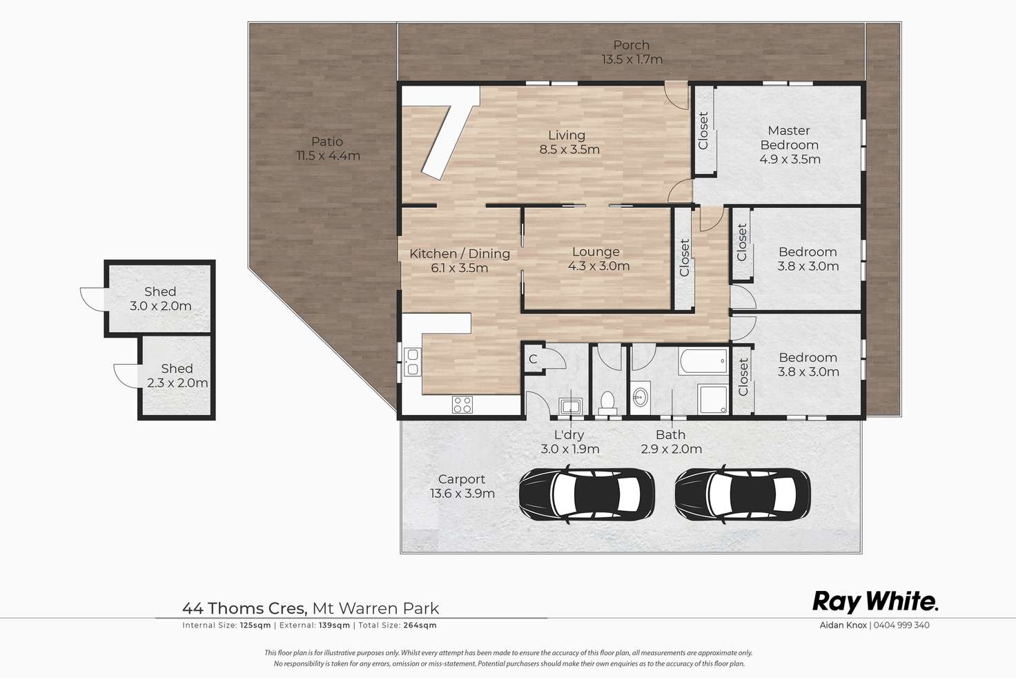 Floorplan of Homely house listing, 44 Thoms Crescent, Mount Warren Park QLD 4207
