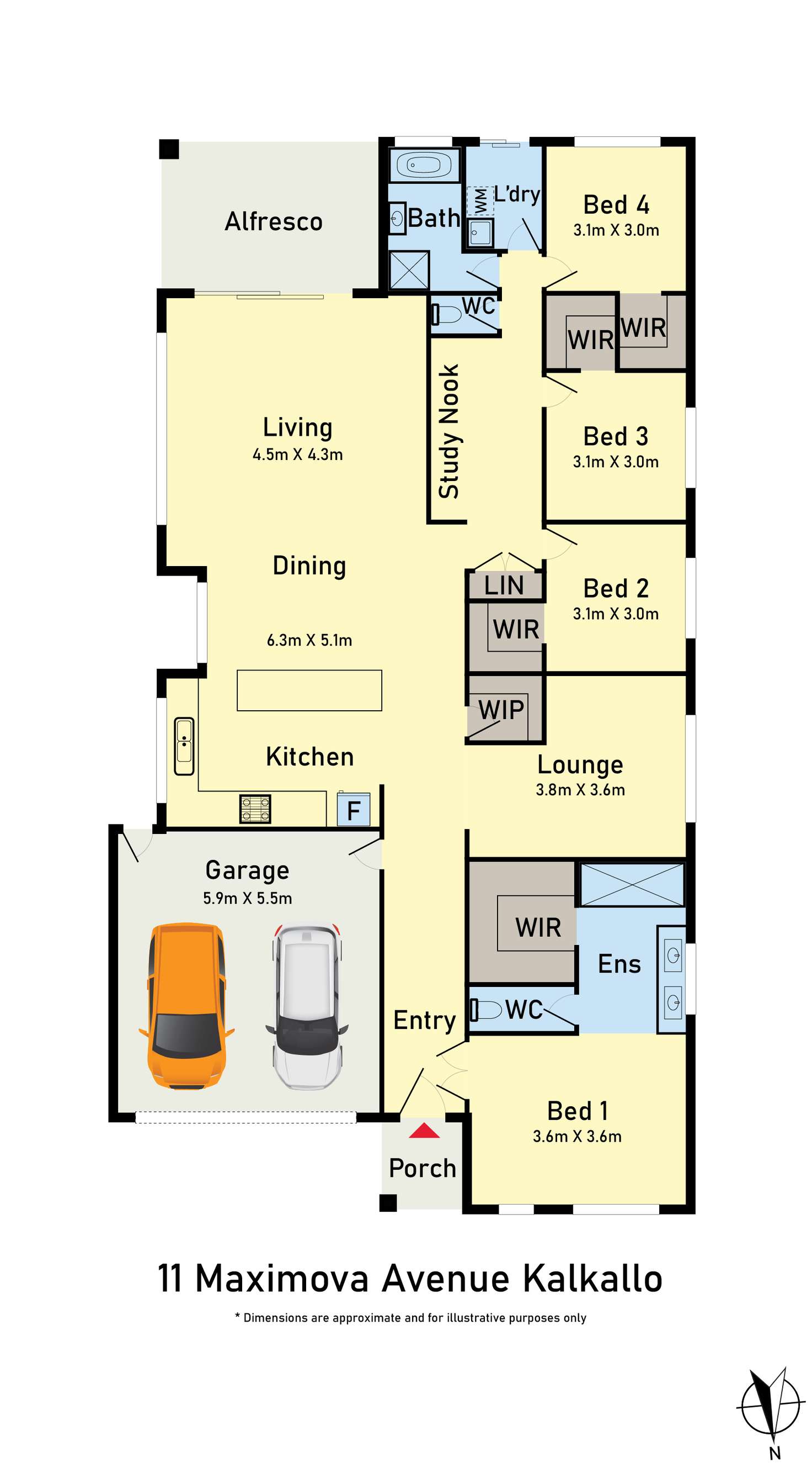 Floorplan of Homely house listing, 11 Maximova Avenue, Kalkallo VIC 3064