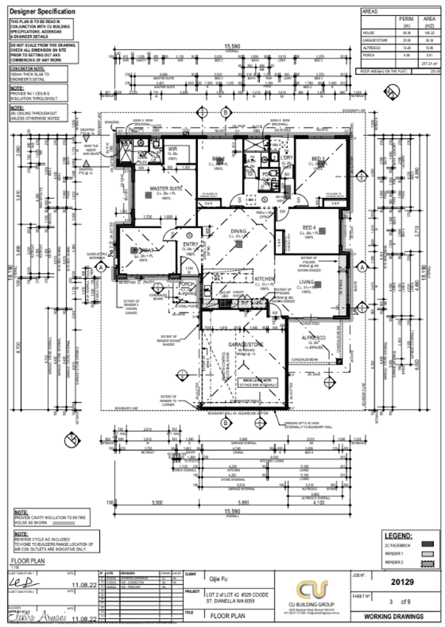 Floorplan of Homely house listing, 329A Coode Street, Dianella WA 6059