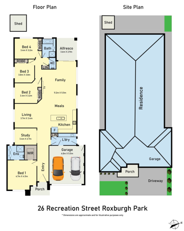 Floorplan of Homely house listing, 26 Recreation Street, Roxburgh Park VIC 3064